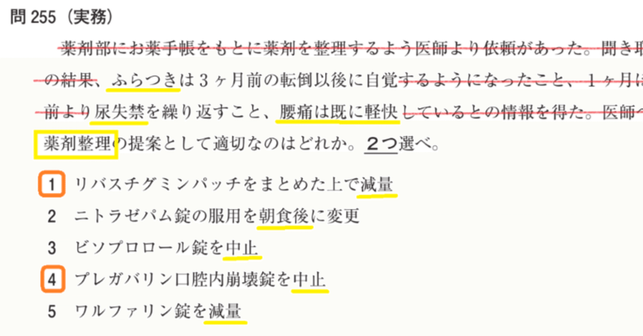 松廼屋｜論点解説 薬剤師国家試験対策ノート問 106-254-255【薬理