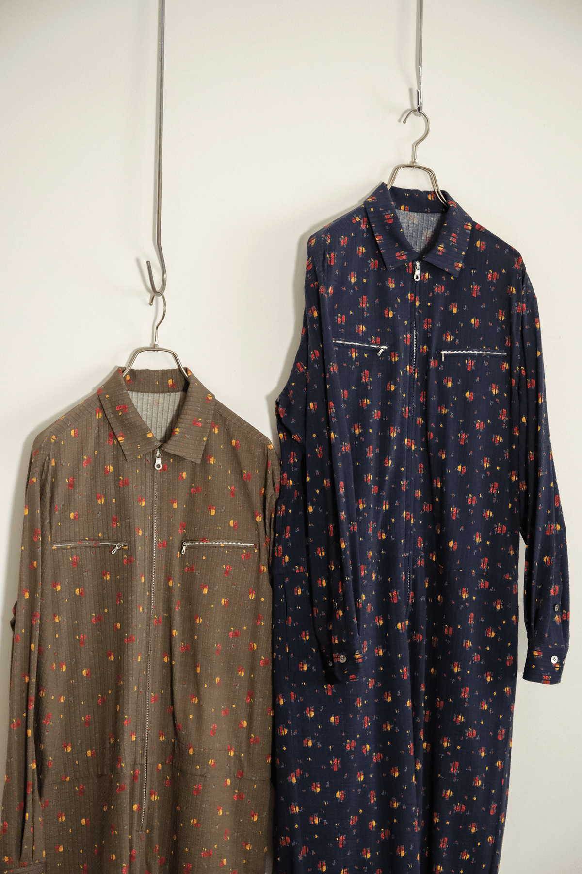 Yuca_r 　SEA 【日本製】メルトンカーブスリーブ　ジャンプスーツ Yuca_r SEA 【日本製】メルトンカーブスリーブ ジャンプスーツ Yuca_r