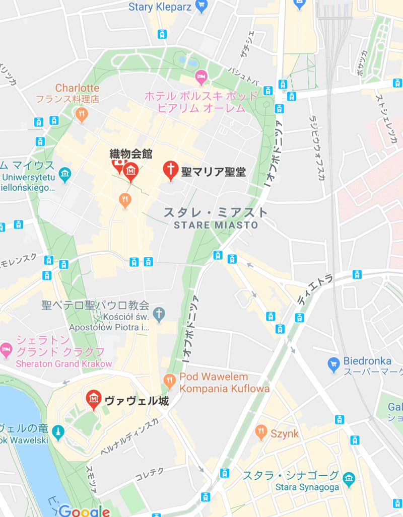 ポーランド旅行記 クラクフ編 深緑野分 Note