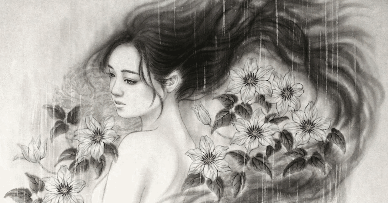 希少】国産和紙に描く墨美神®︎ ～水墨画の醍醐味とは｜歌川派墨絵師