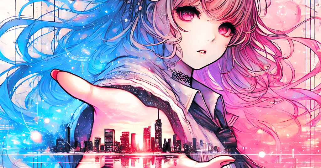 イラストオーダー✩﻿らいらページ 街は手のひらの上｜AIイラスト｜Alpaka