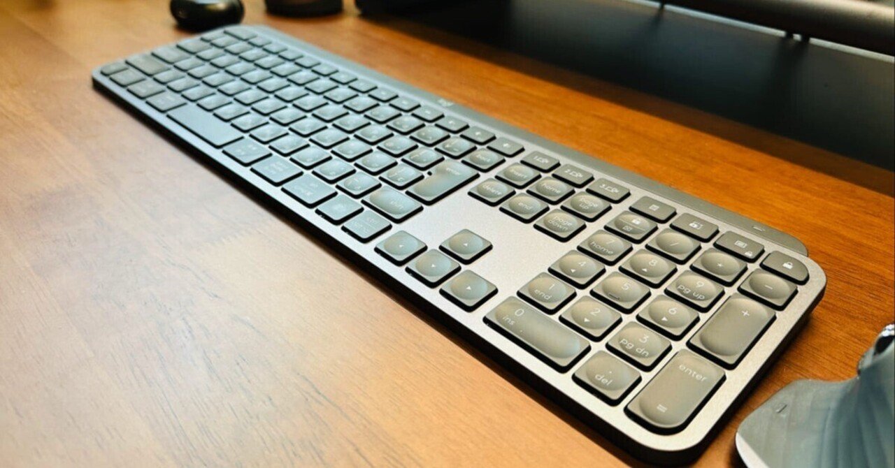 MX Keys S レビュー。静かな打鍵音が◎ 実用的なフルキーボード