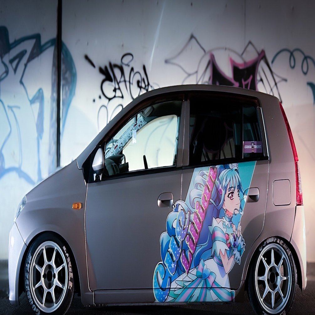 ニチアサ女児コンテツにハマった結果車がわんだふる!!な痛車になって