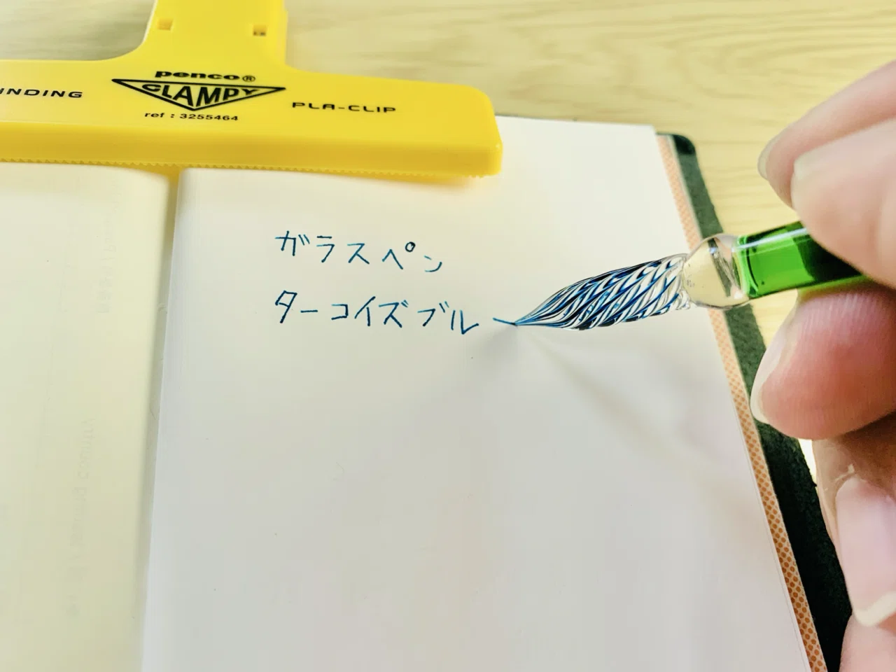 文具 万年筆 インク トラベラーズノート MDノート ガラスペン まとめ売り ガラスペンで、ゆっくりと書く豊かさを取り戻してみる。｜よざっち