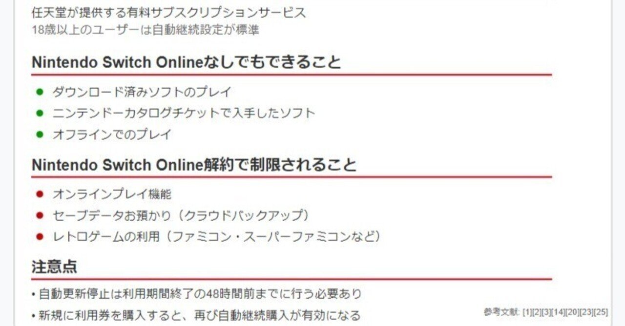 Nintendo Switch Online 個人プランの継続と任天堂Switchでのゲーム