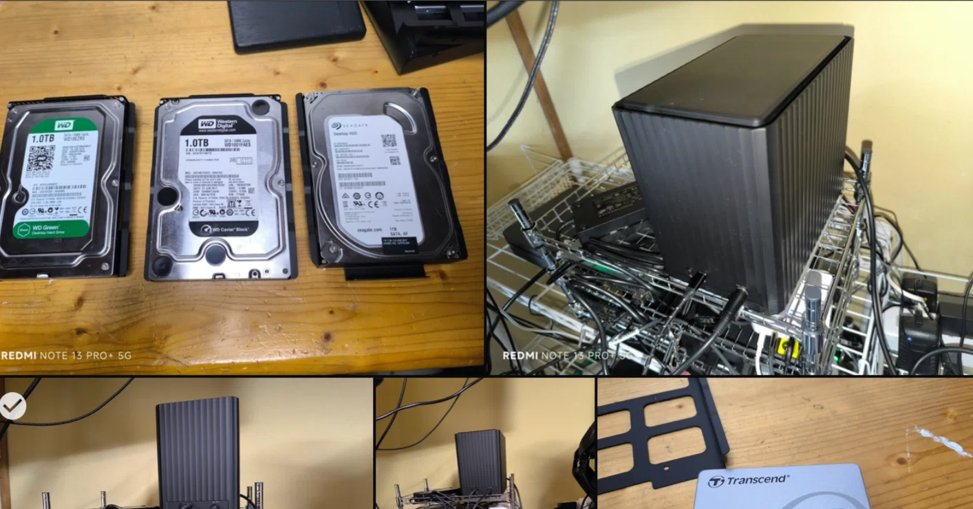 ORICO【RAID機能】HDDケース 5台 22TB*5 OB12