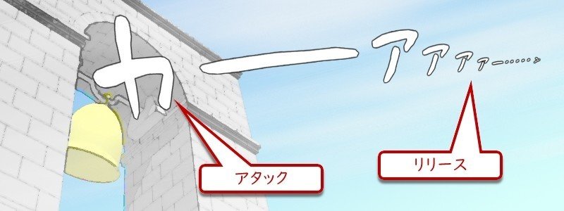 第12回 アタックとディケイとサスティーンとリリースと 琉宇 Note 第12回 アタックとディケイとサスティーンとリリースと 琉宇 Note