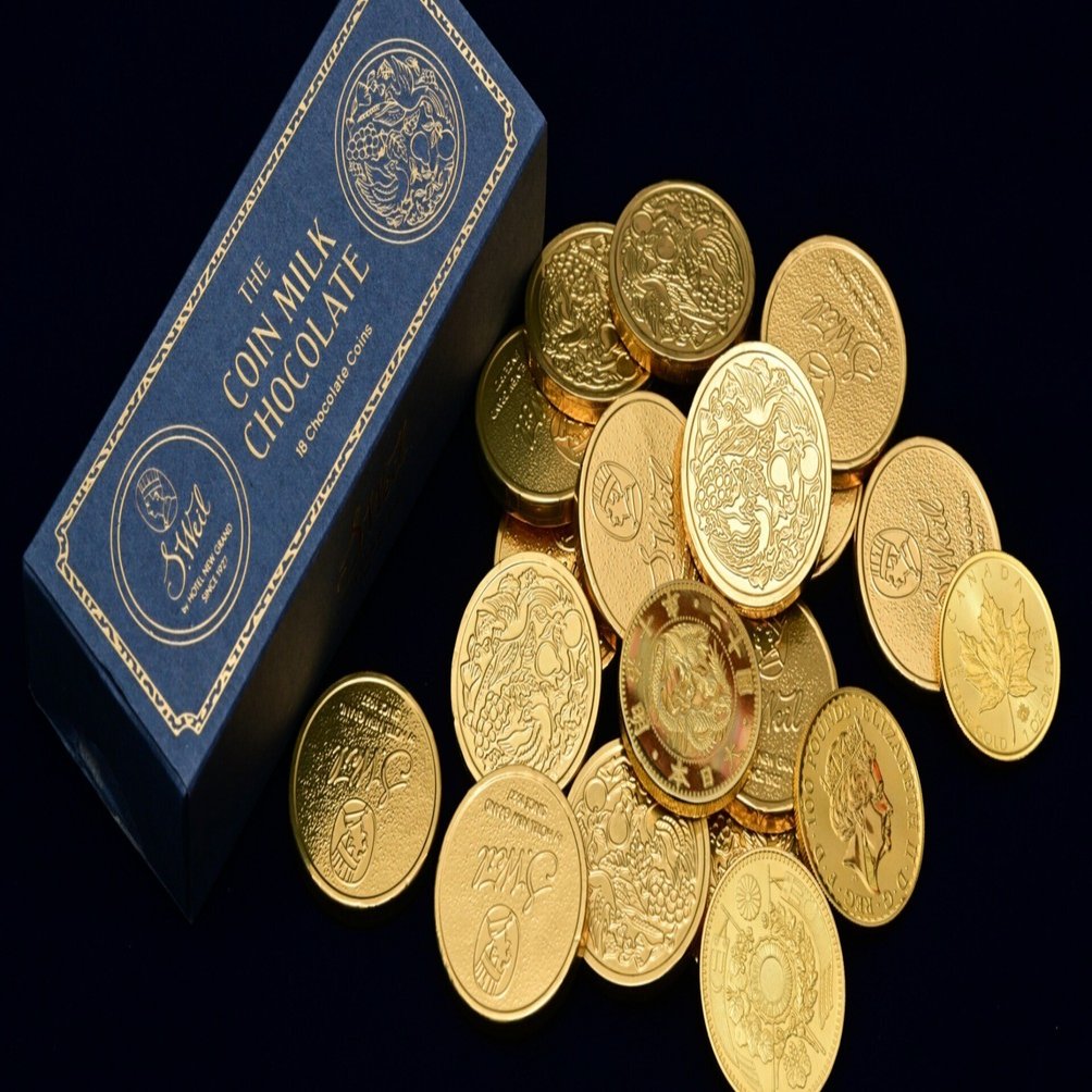 光り物】一流ホテル謹製コインチョコレート【ホワイトデー】｜blue