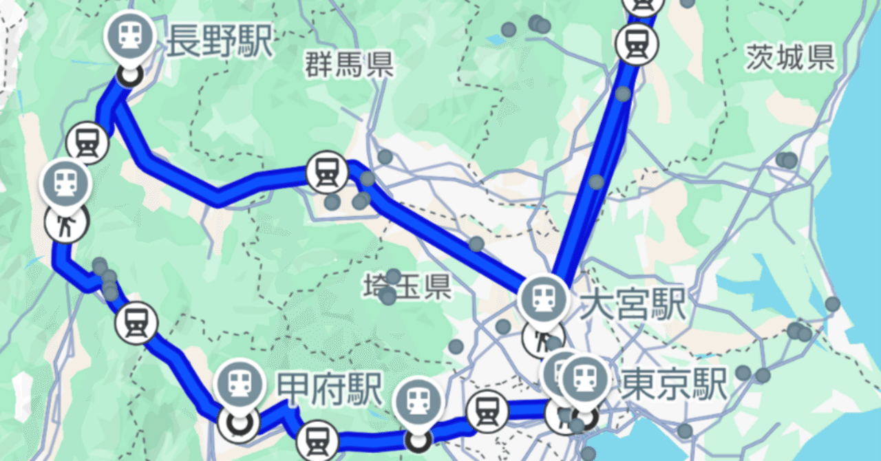 キュンパスを利用した長野・松本・甲府を1日で巡るスタンプ旅（R07/03