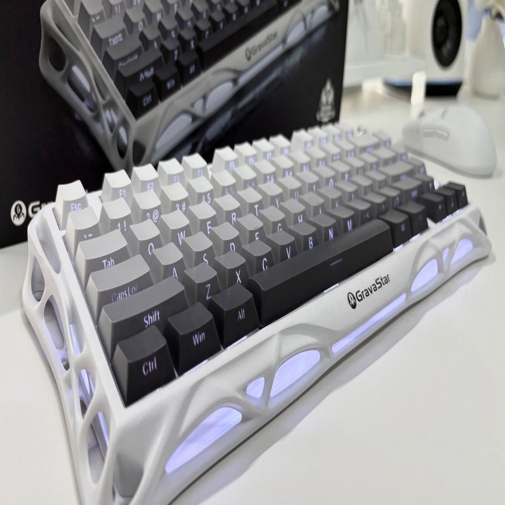 GravaStar Mercury K1】デザインが独創的で美しいキーボード！｜しろ