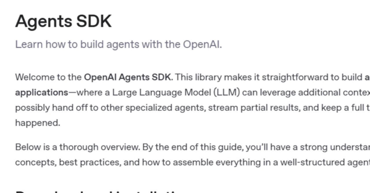 OpenAI Agents SDK for Pythonの地味だけど使いそうな機能を試す|insyo