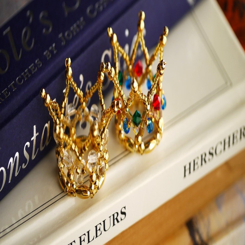 ワイヤー×ビーズ ペンギンの王冠｜sion