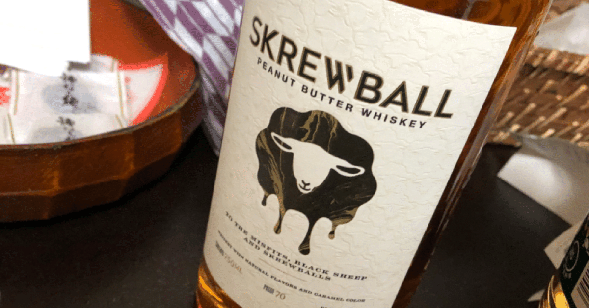 スクリューボール ピーナッツバターウイスキー（Skrewball
