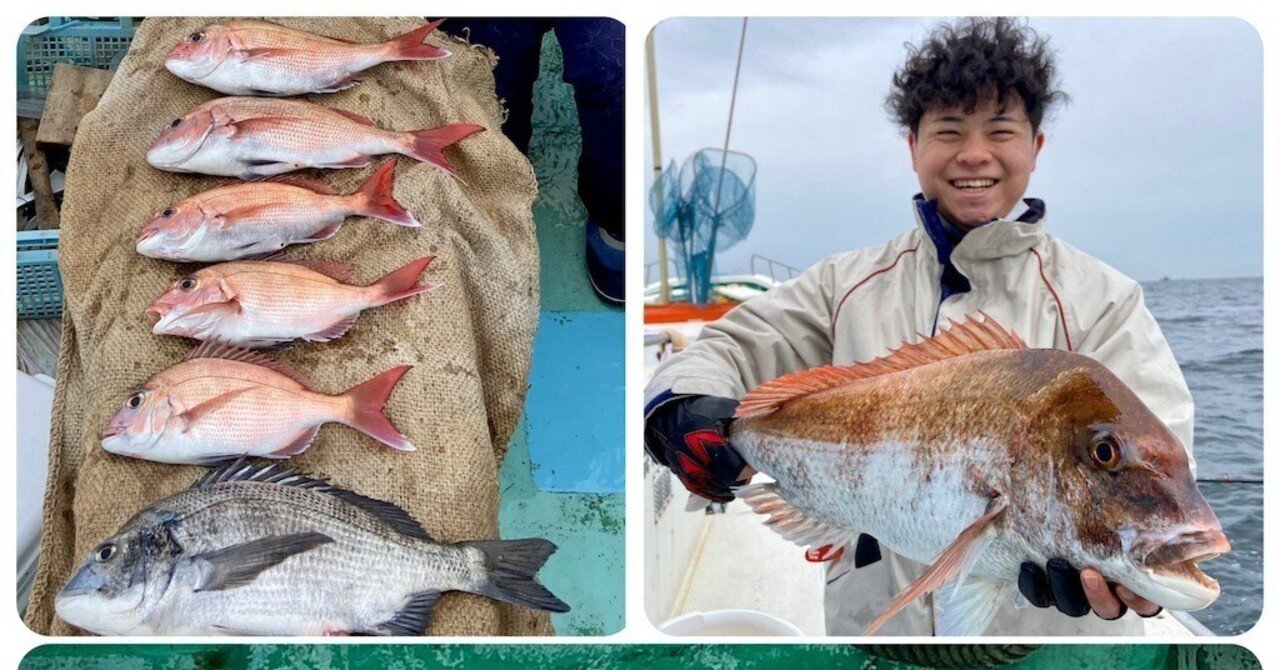 大型真鯛】4kgが食いついた！1kg前後真鯛に黒鯛もヒット！｜あま