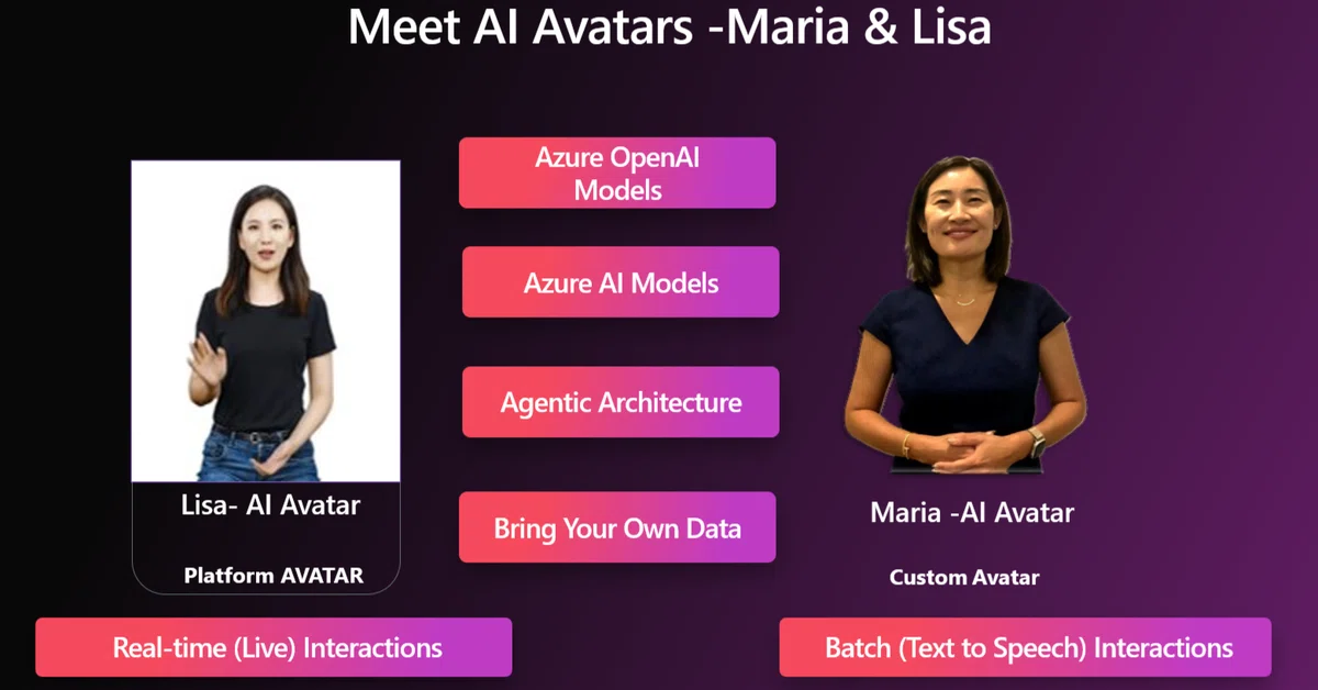 Project Maria AI アバター: 次世代のカスタマー体験を実現する音声とアバターの融合 Project Maria|daka | Microsoft | AI