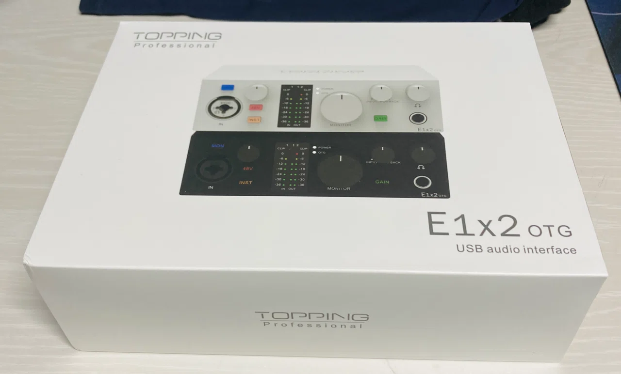 Topping E1x2 OTGを購入したのでYAMAHA AG06（無印）と比較してみた