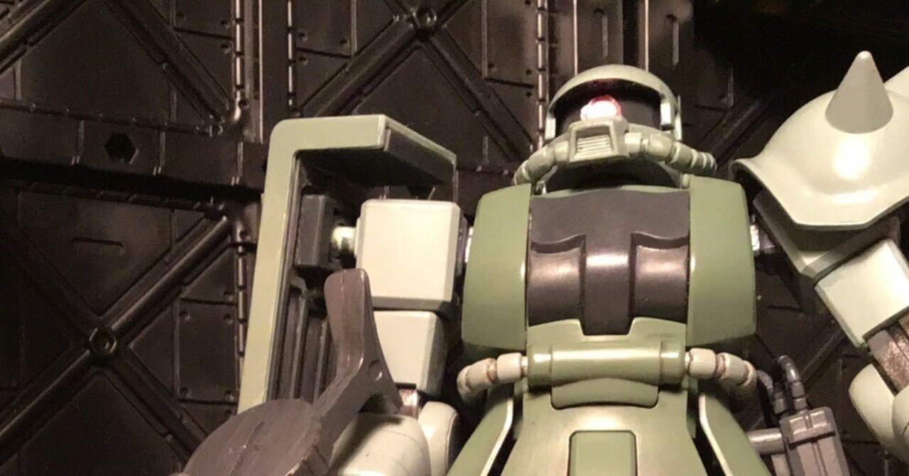 ガンプラ】HGUCザクⅡ_部分塗装仕上げ中です｜koakisan