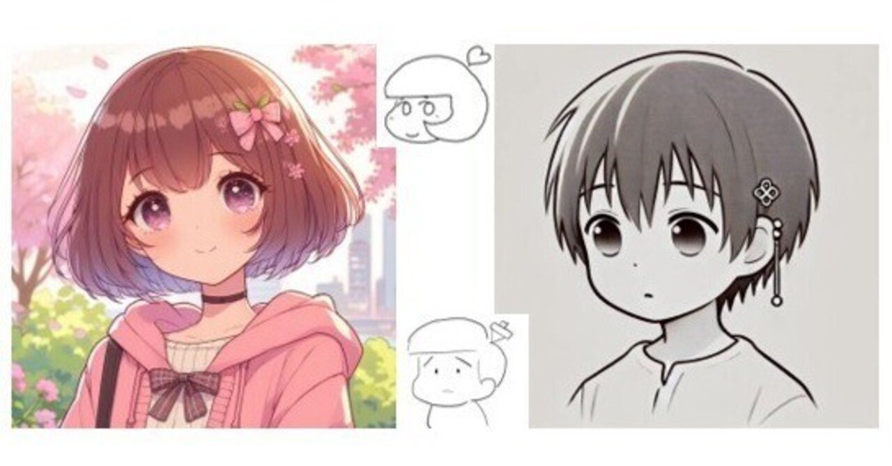 AIにイラストの加工をお願いしてみた｜k3