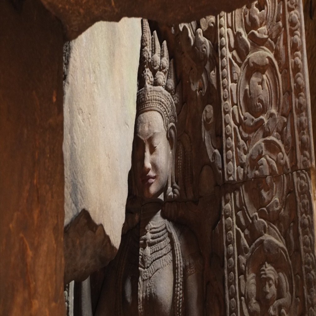 遺跡探訪112】 ジャヤヴァルマン7世の正妻・後妻像？(Preah Khan,12