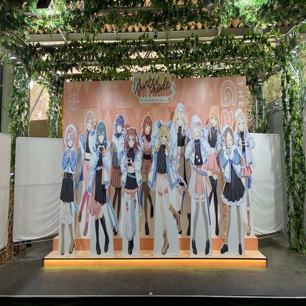 学園アイドルマスター　狭山スキー場　BIGアクリルスタンド全種セット 学マス × 狭山スキー場 コラボ ”冬のステージ衣装” 描き下ろしグッズ 発売!