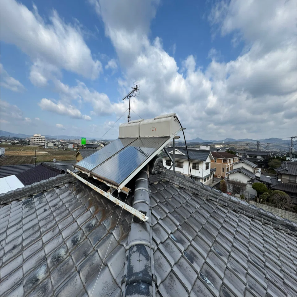 太陽熱温水器 朝日ソーラー 直接引き取り可能 太陽熱温水器 中古朝日 