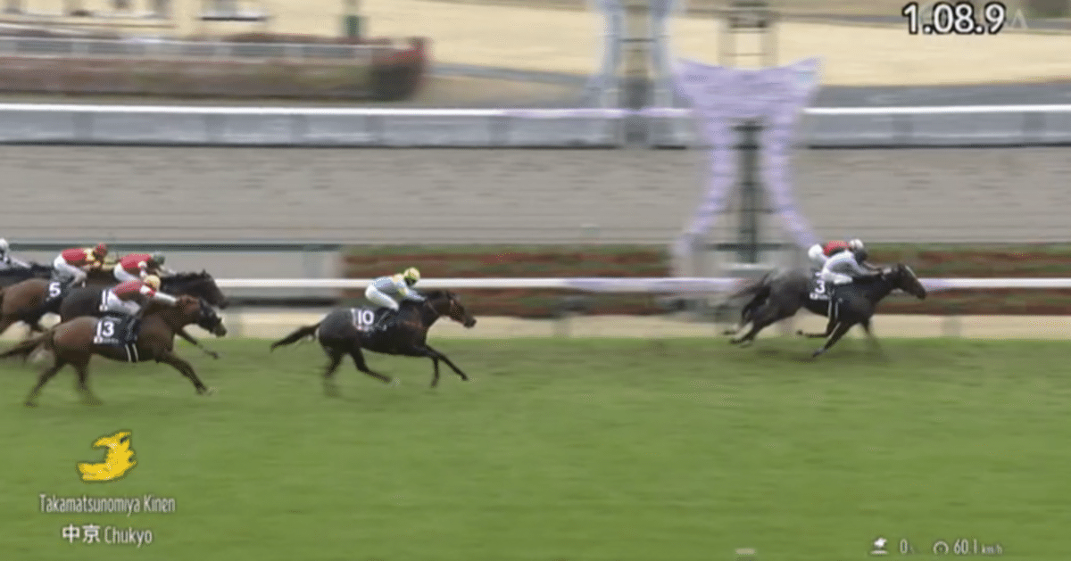競馬パネル：トウショウボーイ「1977年 第7回高松宮杯」※カラー直線