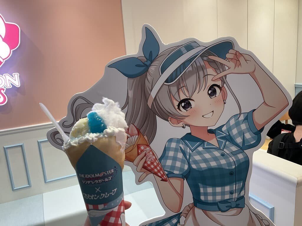 アイマス デレマス 久川颯 ポストカード 特典 マリオンクレープ アイドルマスター シンデレラガールズ』×マリオンクレープ