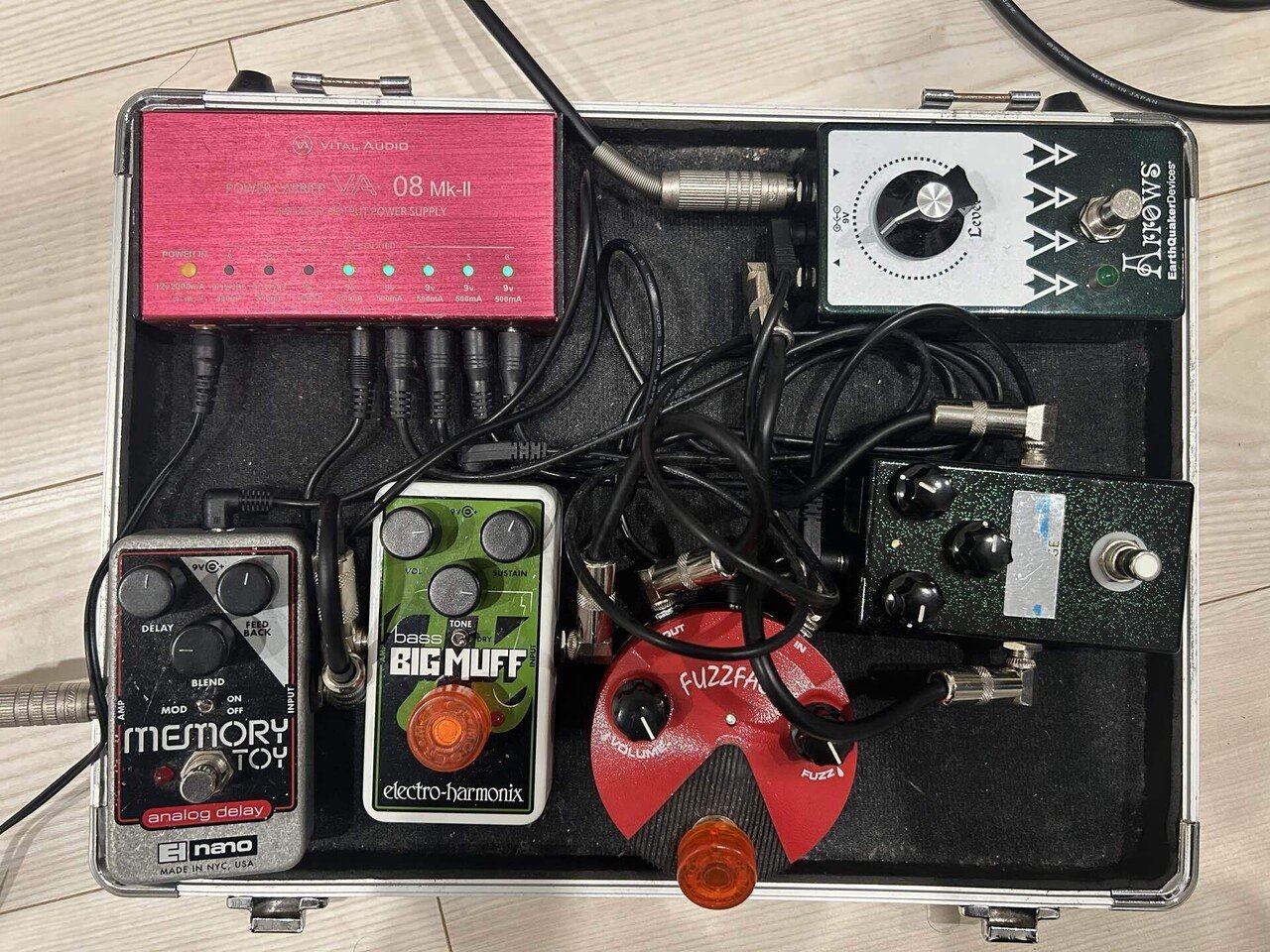 electro-harmonix nano BIG MUFF π x BOSS TURBO Distortion DS