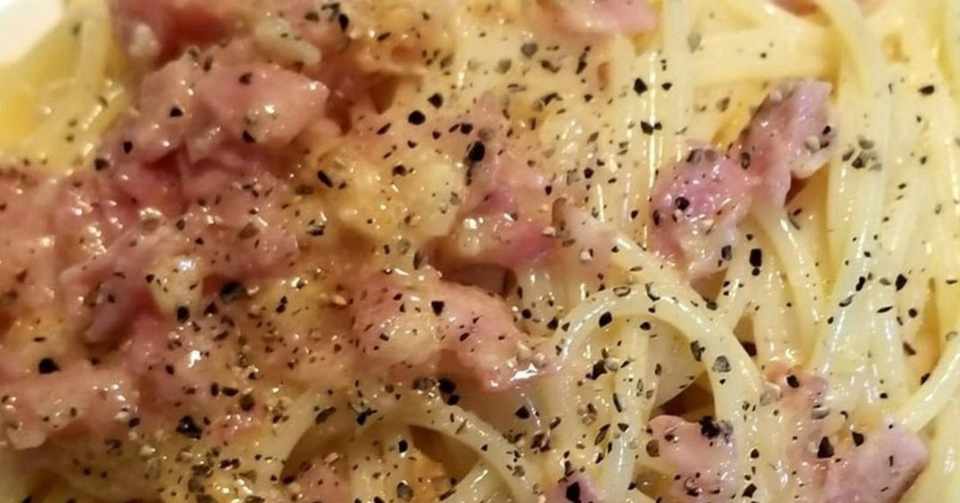 牛乳も生クリームも使わない小林シェフのカルボナーラ 山本一夫 ますたー Note