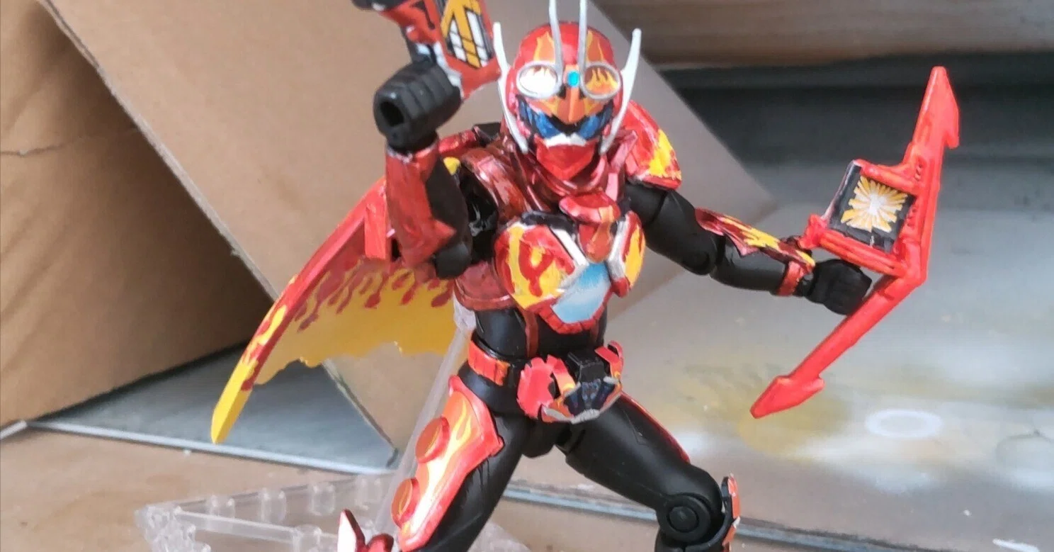 装動をラッカー塗料で塗装した件：仮面ライダーガッチャードデイ 