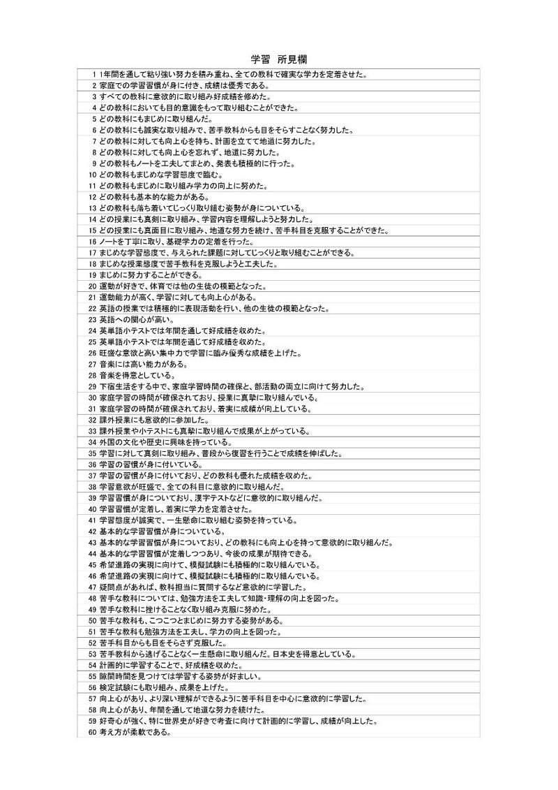 高校教員の指導要録 らくらく所見作成ソフトのご紹介 福田泰裕 Note