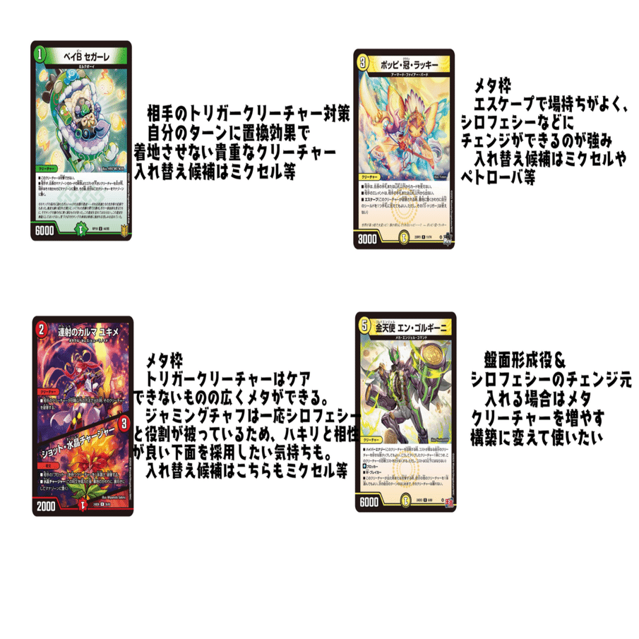 デュエマデッキ『最速3ターン目から呪文ロックで刻む、リースシロフェ