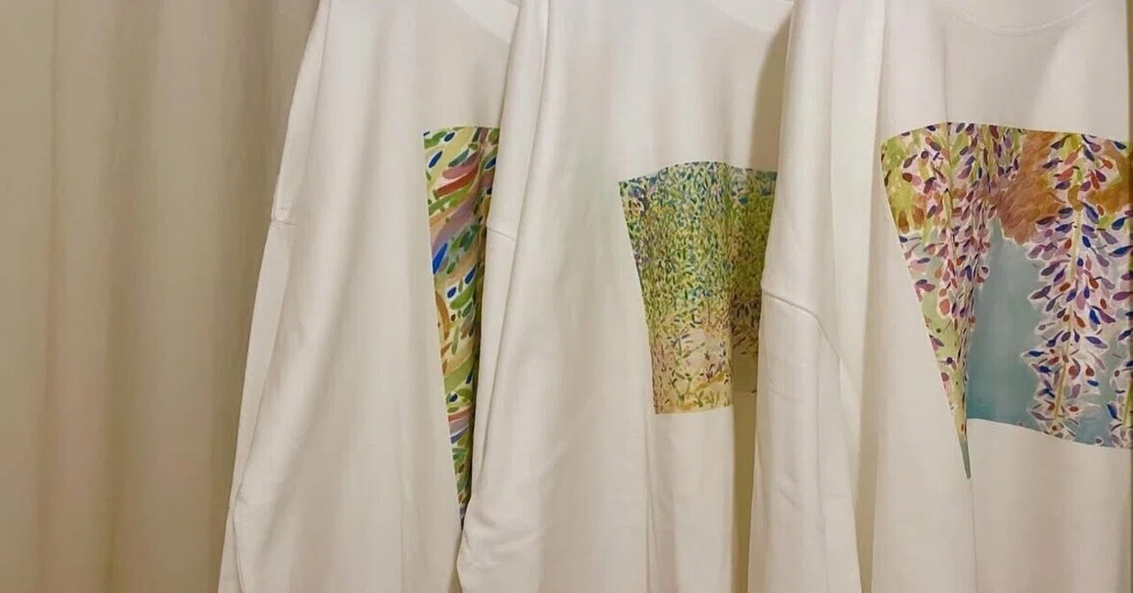 Thoughts on the Beginning of Drawing T-shirts text: ume, ine｜tavisit