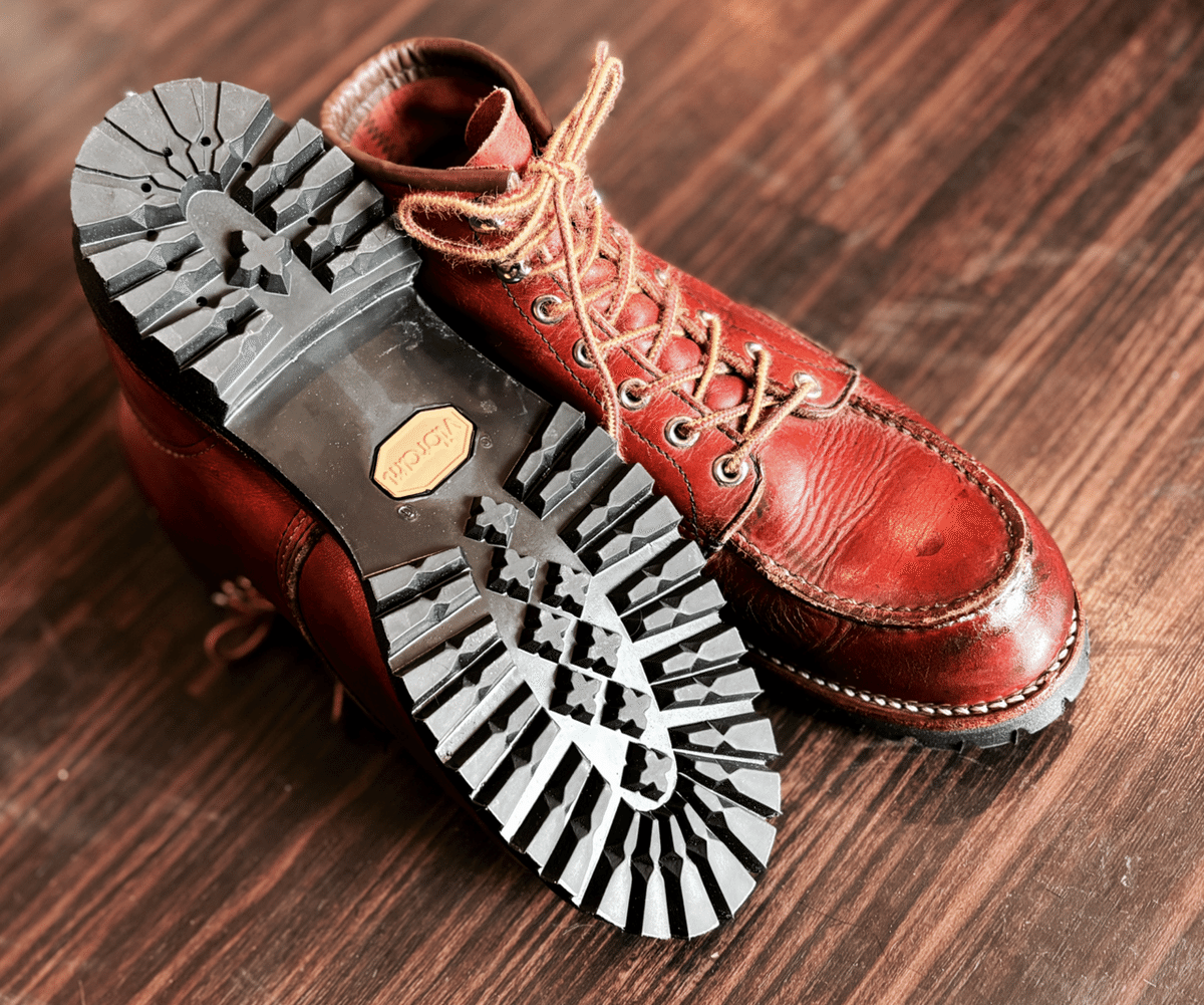 REDWING レッドウィング 8875 カスタムソール Resole/ソールカスタム】Red Wing#8875+vibram#4014｜CREA