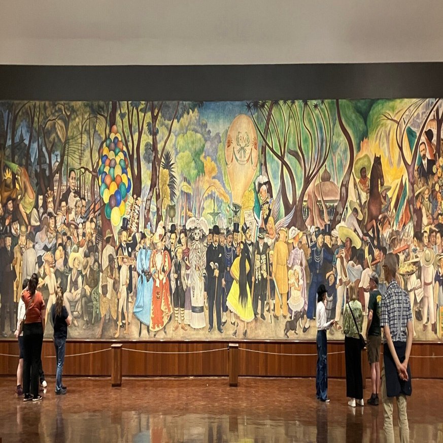 メキシコ旅行記】メキシコシティのタコス名店とディエゴ・リベラの巨大