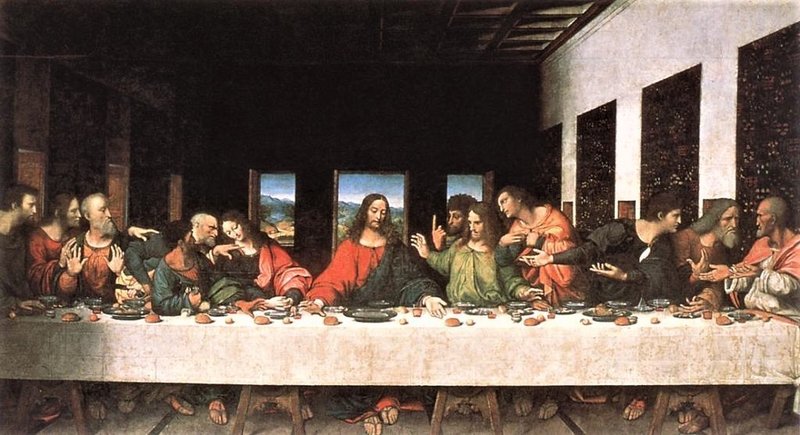 Leonardo_da_Vinci_-_Last_Supper_ 最後の晩餐　レオナルド　ダヴィンチ (2)