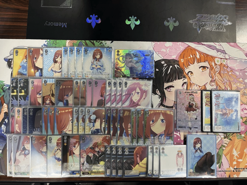 五等分の花嫁 8門デッキパーツ 結論五等分の花嫁 三玖8門🎧|sakura