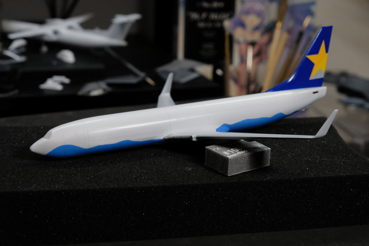 ハセガワ スカイマーク 737-800 JA73NG ピカチュウジェット 自作 ハセガワ スカイマーク 737-800 JA73NG ピカチュウジェット 自作