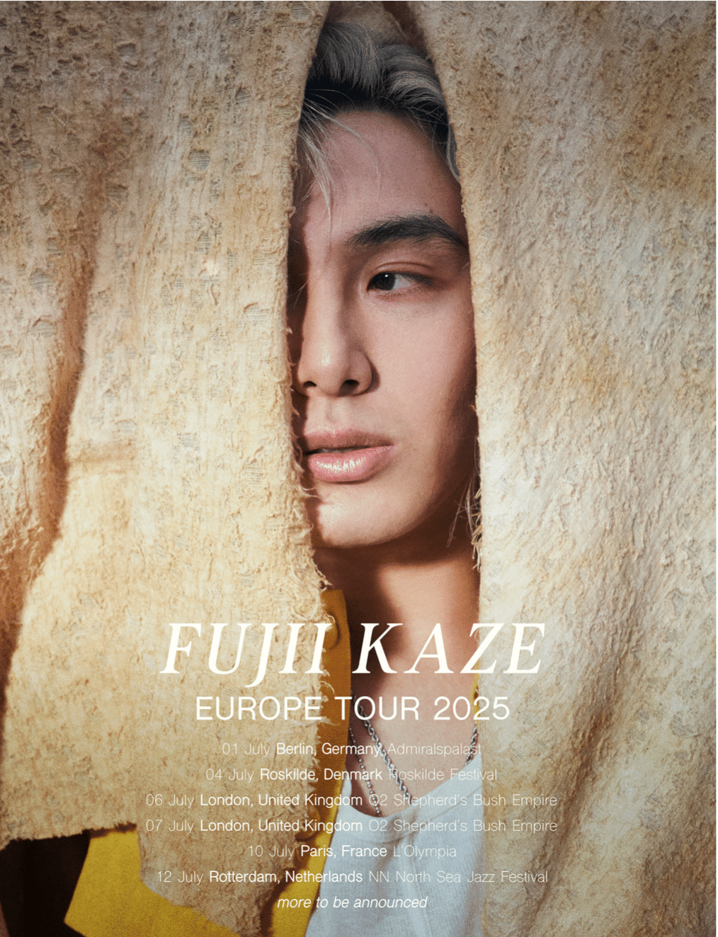 吉報！。藤井風ヨーロッパツアー。｜凛