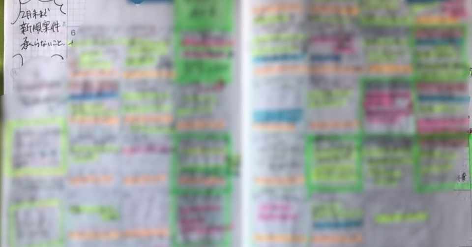 複業作家の時間術 ほぼ日手帳で小説家になった話 月間スケジュール前編 蛙田アメコ 作家 Note