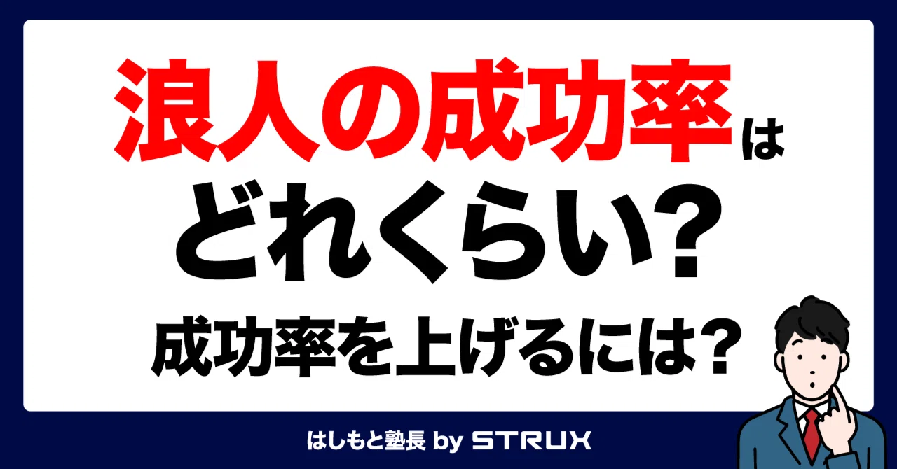 浪人 成功 率