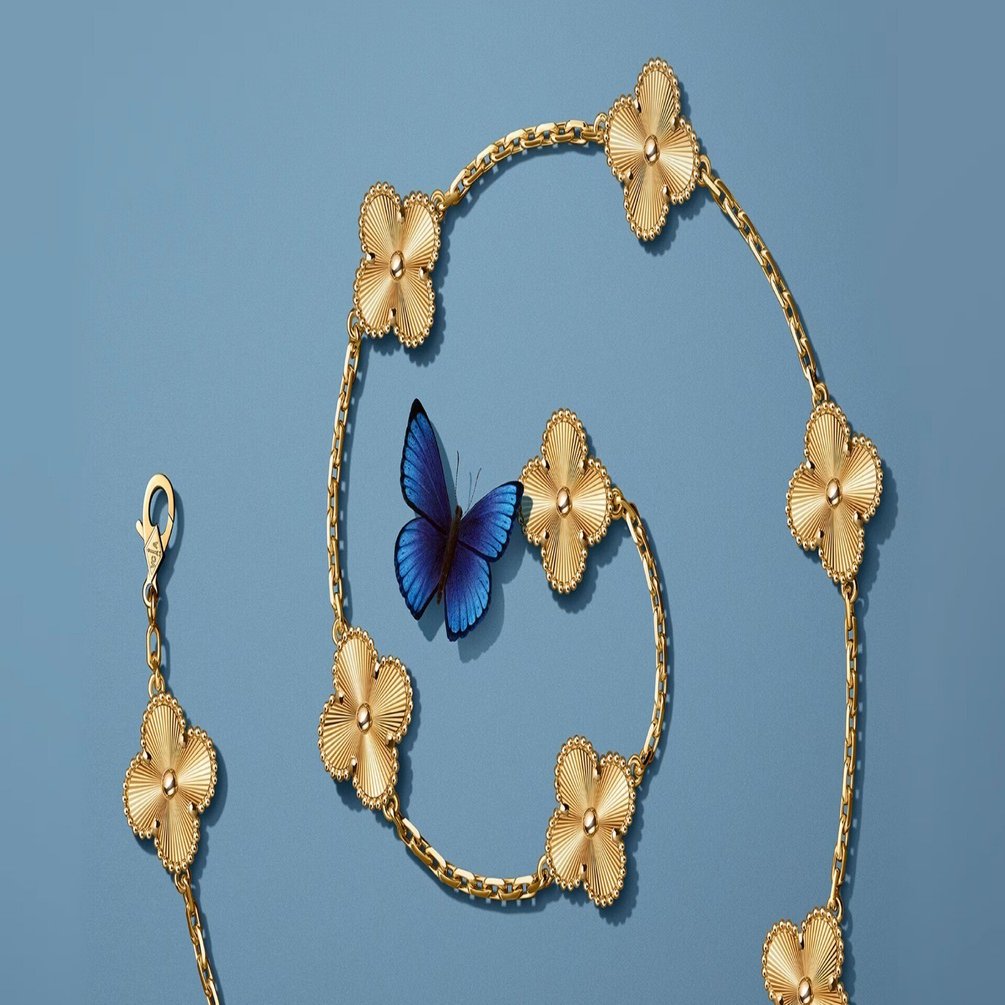 Van Cleef & Arpels クローバー型ネックレス Van Cleef & Arpels 四葉