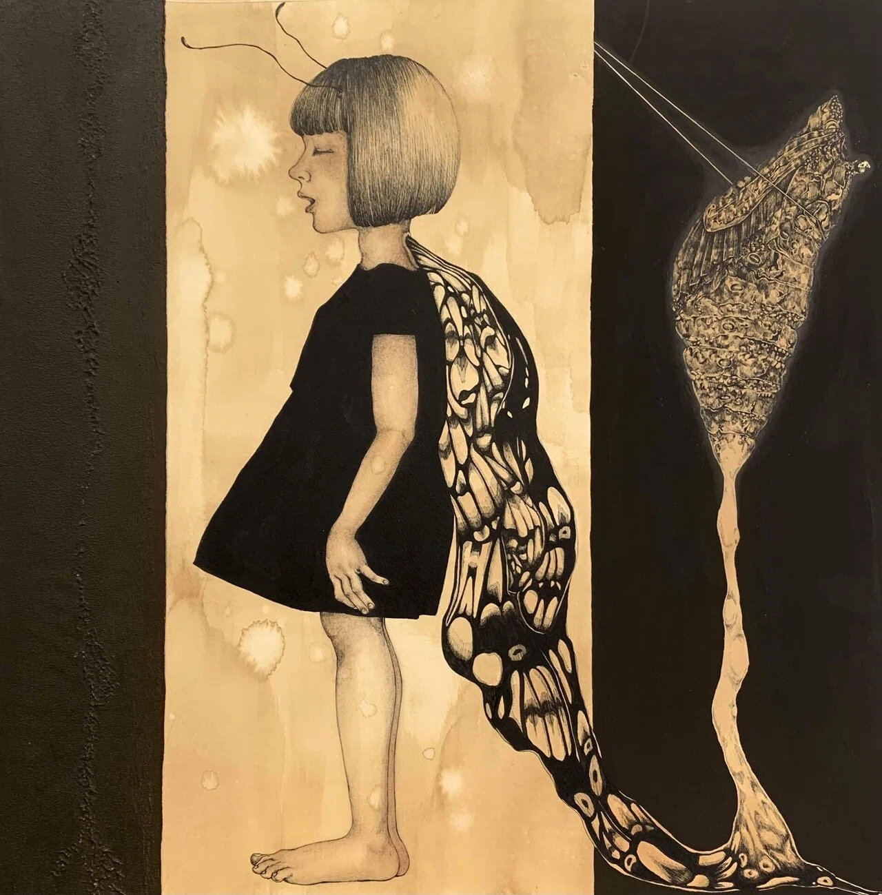 珈琲で絵を描く画家 Shinon Matsumoto 東京初個展開催決定!｜宮崎みやりこ