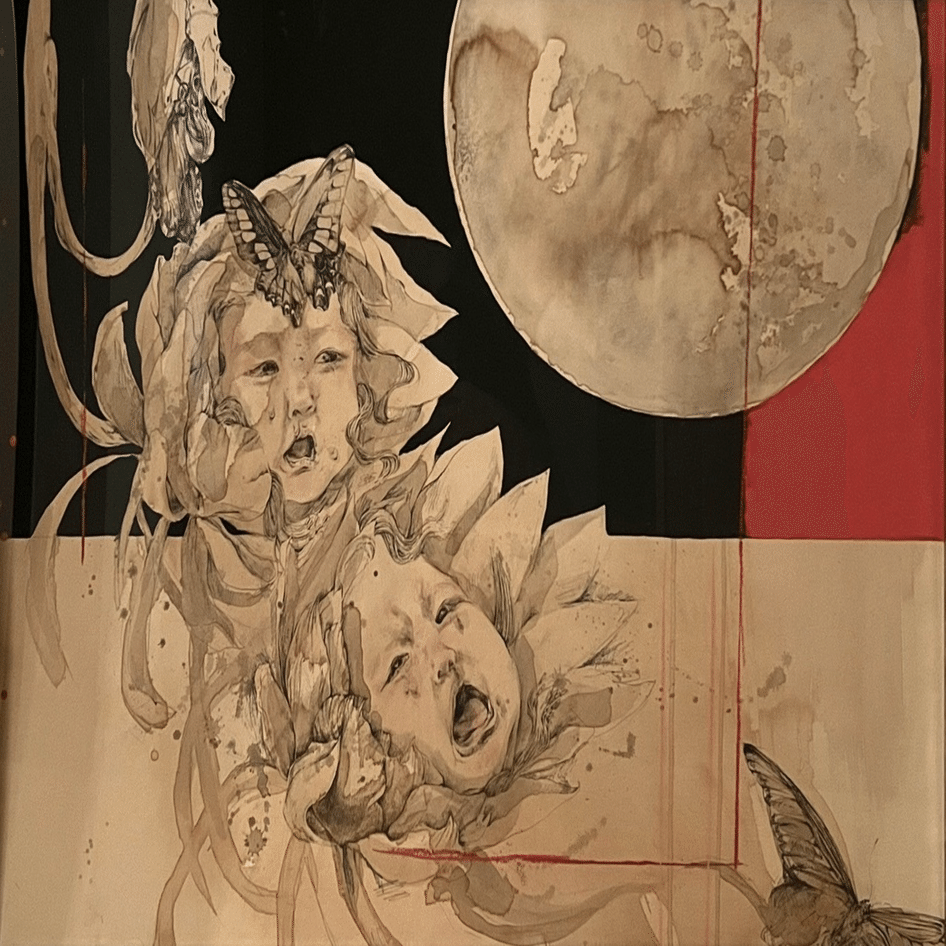 珈琲で絵を描く画家 Shinon Matsumoto 東京初個展開催決定!｜宮崎みやりこ