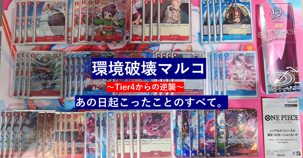 マルコ　４点 環境破壊マルコ~Tier4からの逆襲~｜ウェットなワンゼ