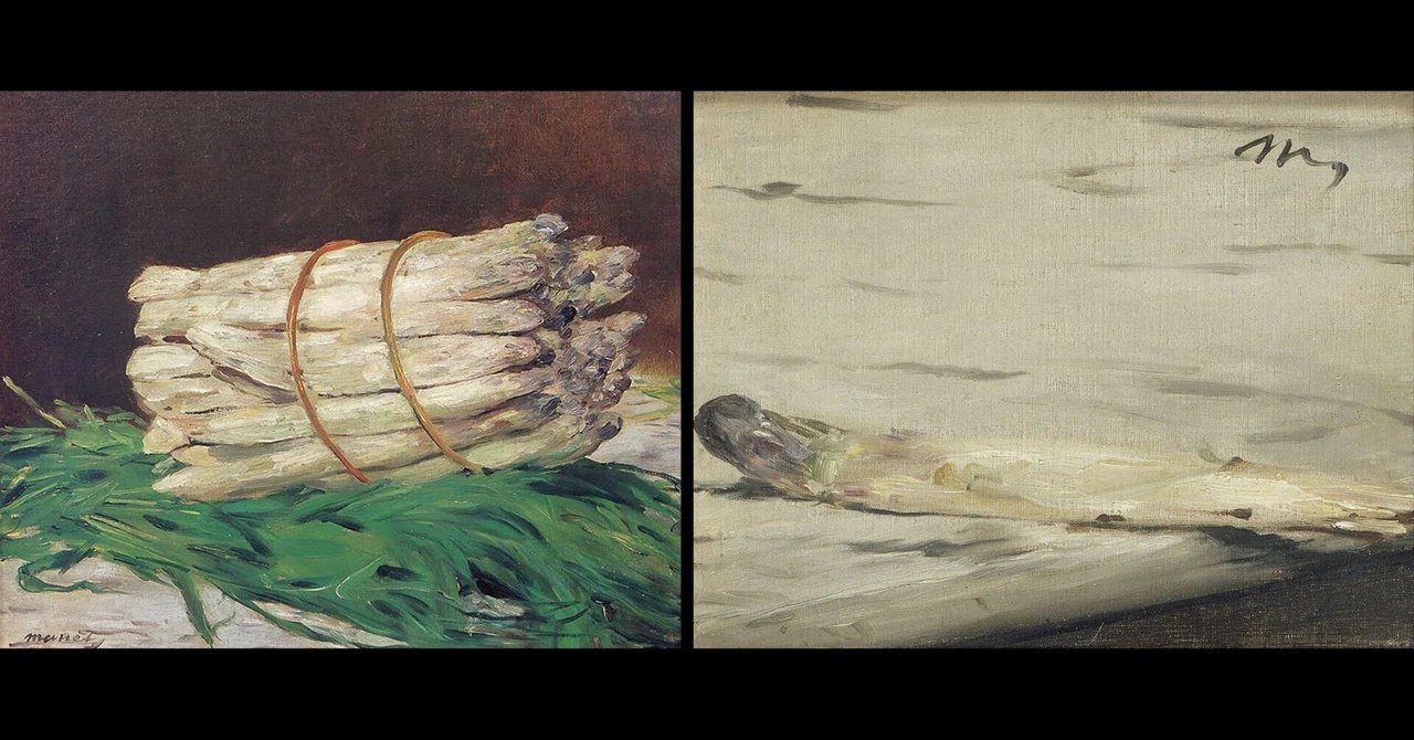 約束より多い絵の代金に、アスパラガスを一本サービスしたマネ｜西岡文彦 いま、ここ 美術館