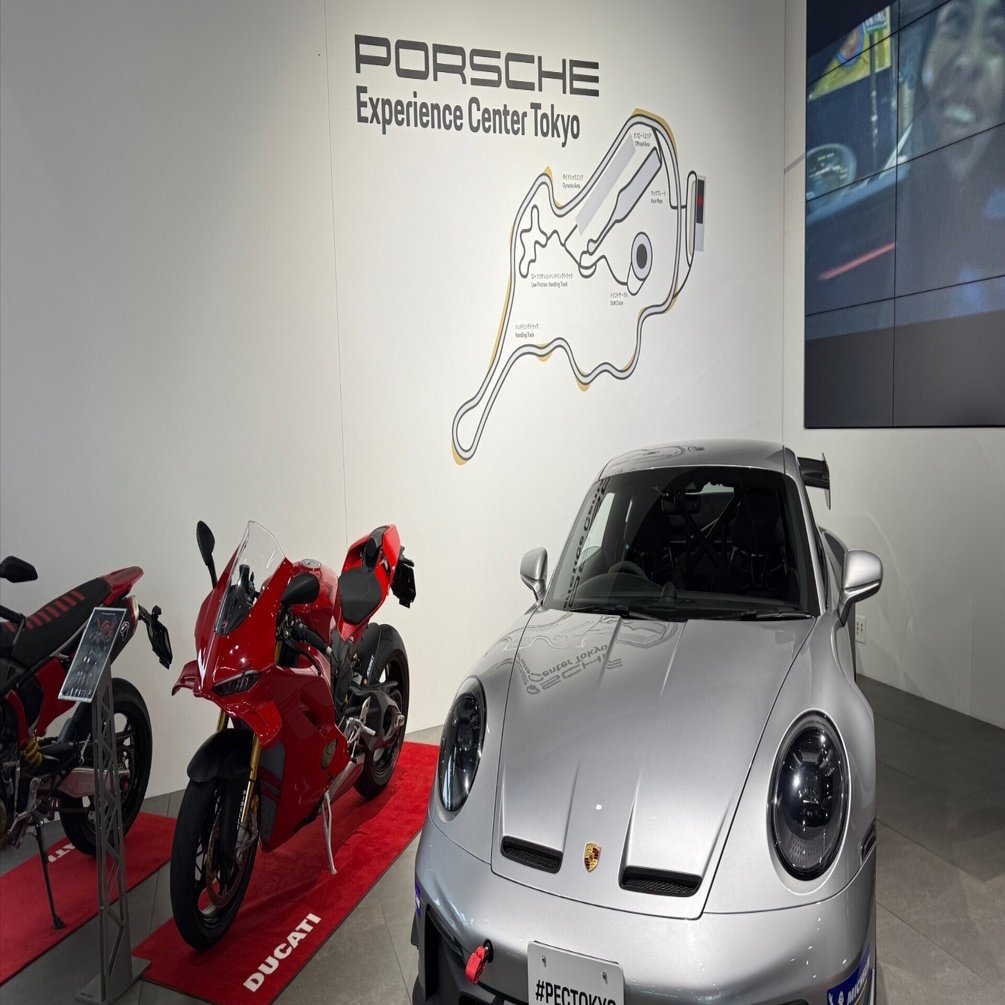 718ボクスターGTS4.0で、木更津のポルシェ・エクスペリエンスセンター