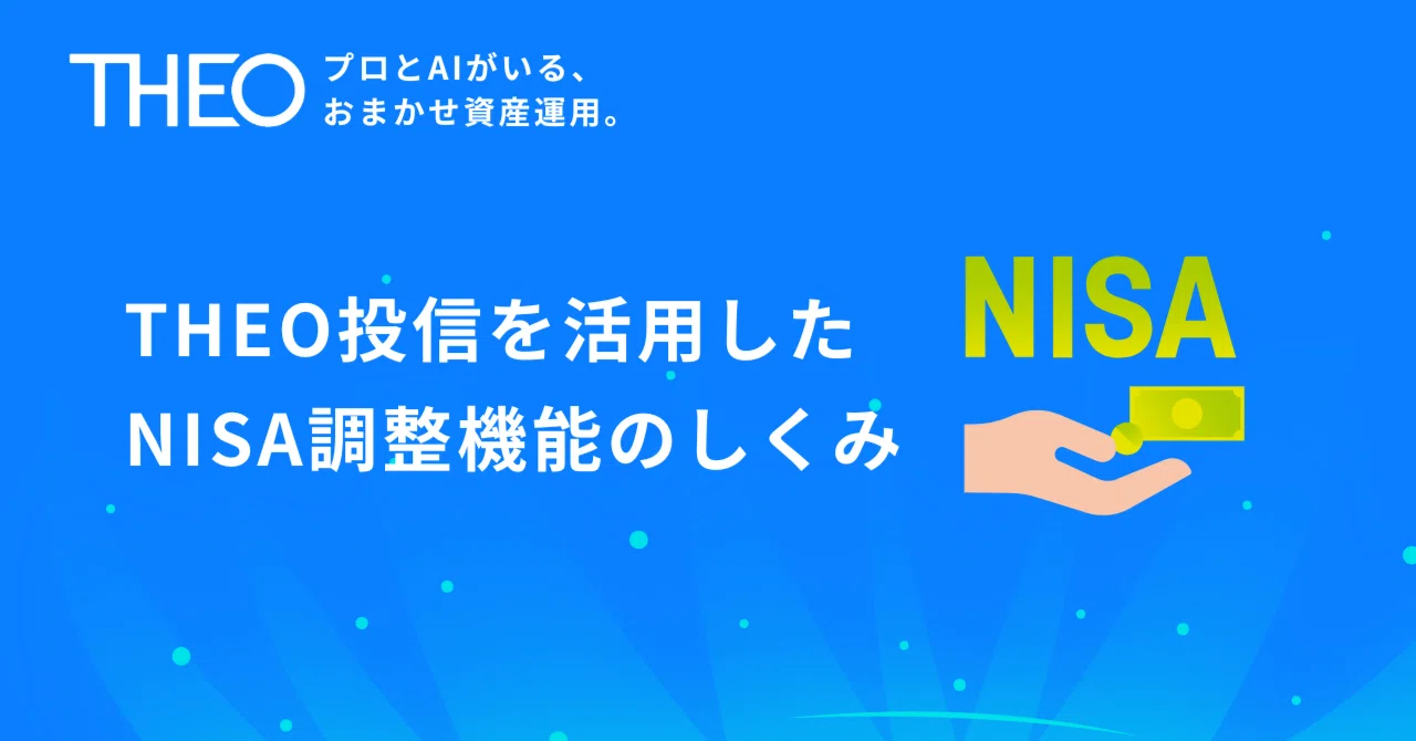 THEO投信を活用したNISA調整機能のしくみ｜THEO［テオ］by お金のデザイン