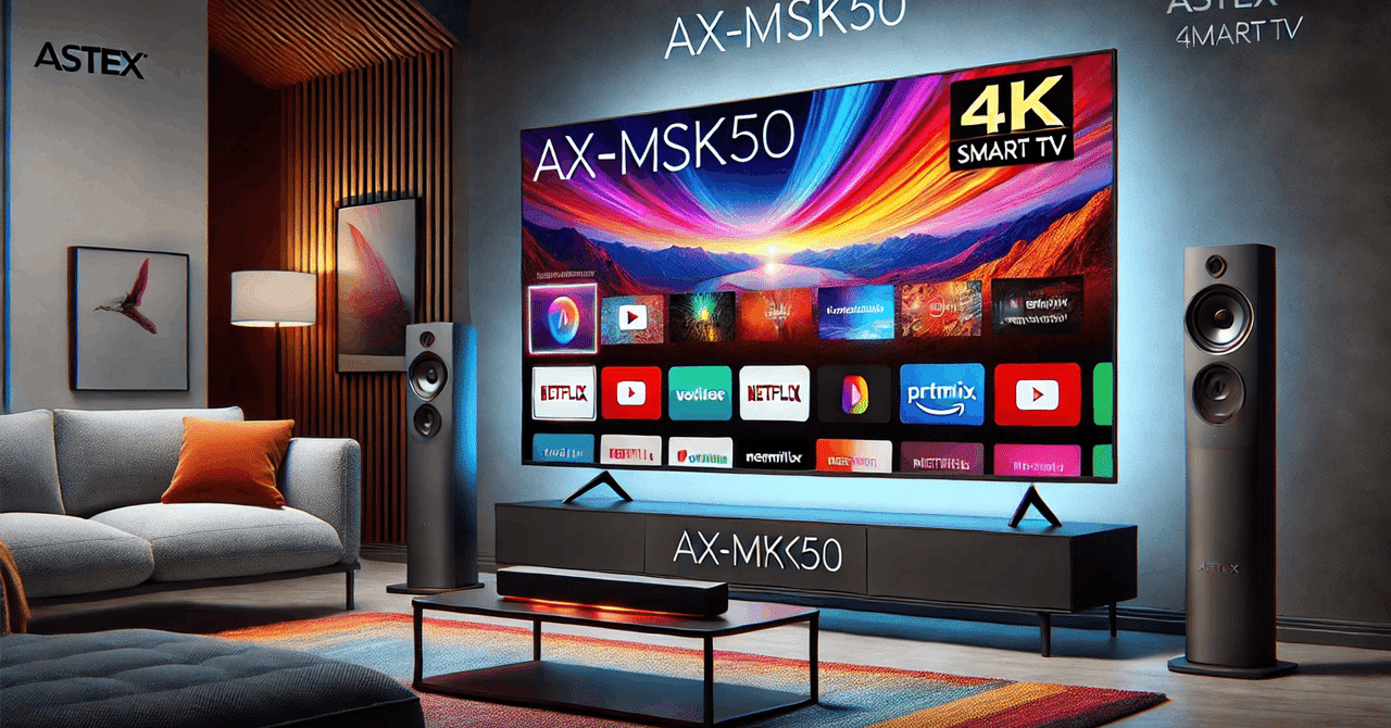 テ*ン様 2023年ASTEX 50インチ 4K HDR スマートテレビ AX- 実機購入ASTEX AX-MSK50レビュー📺✨ 安すぎるチューナーレス