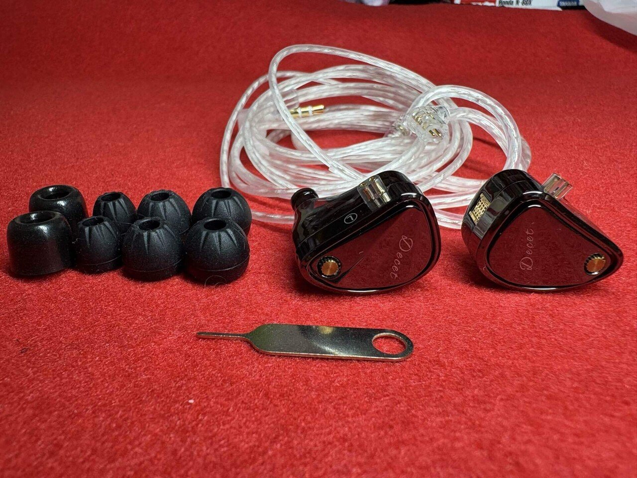 KZ Decet 5DDイヤホン(マイクなし/スイッチ付き)+4.4mmケーブル KZ Decet 5DDイヤホン(マイクなし/スイッチ付き)+4 4mmケーブル